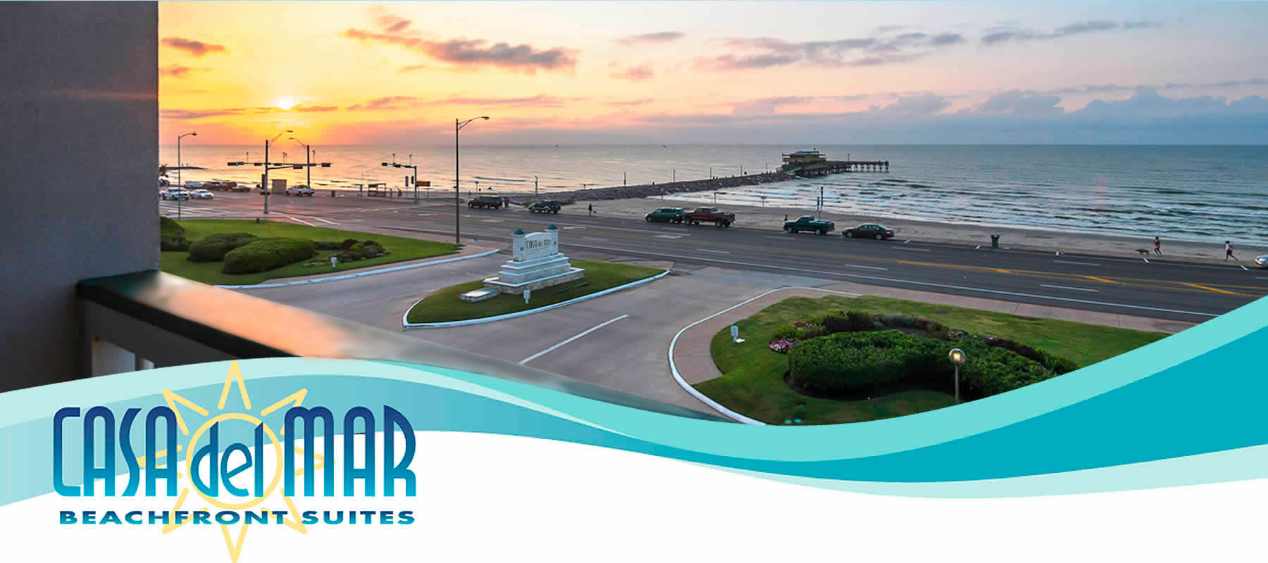 Casa Del Mar Beachfront Hotel Galveston